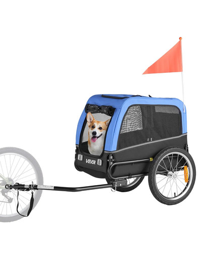 Rimorchio bici per cani fino - per,