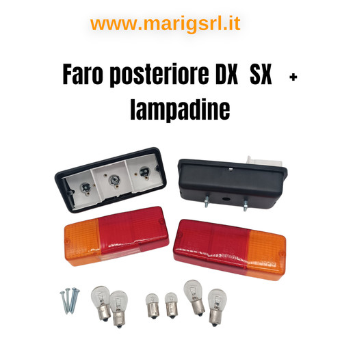 Coppia fanale faro posteriore - faro,