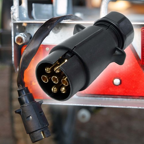 Spina rimorchio poli 12v per - 7,