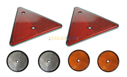 Set catadiottri per carrello - set,
